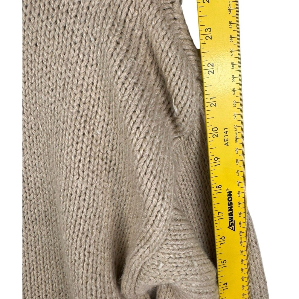 Vintage Classic Elements Sweater Womens Medium Beige‎ Cottagecore Grandmacore - Picture 10 of 10